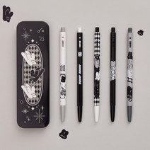 모나미 153 블랙버니 유성볼펜 5본입 세트 한정판, 10개