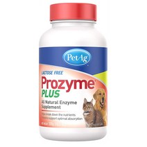 PetAg 프로자임 플러스 300g PetAg PrOzyme Powder - Digestive Enzymes for Lactose Intolerant Dogs