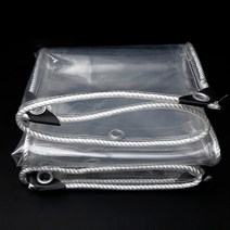 바람막이 천막 캐노피 포장마차 썬랠라 두께 0.55mm 99.9 투명 tpu 난연 방수 천 자동차 트럭 방수포 커버 투명 발코니 방수 천막, TPU 타포린, 1.4m x 1.9m