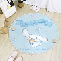 시나모롤 산리오 원형 러그 아이방 매트 카페트