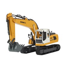 굴삭기 rc 건설 불도저 조종 RC완구 굴착기 생일선물, 35cm 중형 굴삭기 표준 (배터리 포함)