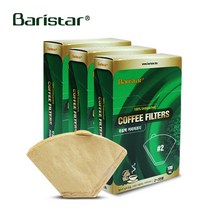 [바리스타] 케이스 커피여과지 #2(300매)-BFC1*3 [커피필터-거름종이-핸드드립-드립용품-커피용품]