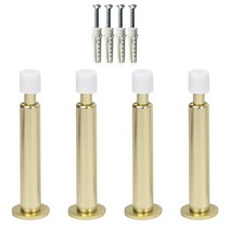 스프링 완충 스토퍼 도어 방문 4개 세트, 골드