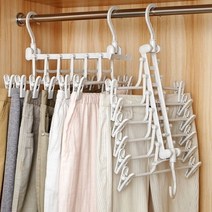 sioncompan의류 정리 옷장 틈새 수납 가성비 6단 바지걸이 행거 바이 아이디어옷 스커트 옷걸이 튼튼한옷 소품 플라스틱옷--SC, #낱개발송 1개
