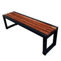 공원용 벤치 버스 정류장 의자 정원용 평의자 2200, 플라스틱 나무 색상 1m