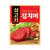 소문난 쇠고기 감치미 300g 정원이샵 풍미엄 감칠맛업 캠핑조미료 한국전통요리 집밥 모에모에큥, 3개