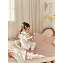 데코뷰 통째로 빨아쓰는 에어메쉬 유아동 쿨매트 아사, 레몬