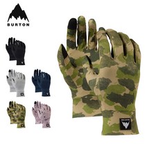버튼 BURTON 스키 스노우보드 이너장갑 스마트폰 터치 Touchscreen 라이너, Elderberry Spatter