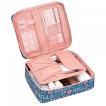 두바이_미니샵_모노폴리 ENJOY JOURNEY 다용도 파우치 손잡이치 멀티치 여행치 도치 소품치 트레블치 PVC치 화장품치++mingpin*