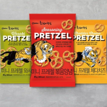 호랑이형님 미니프레첼, 24개, 85g, 볶음양념맛