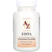 Arizona Natural EDTA 600mg 캡슐 100정