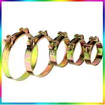 플레어링툴 5PCS Strong Throat Hoop Hose Clamps T Bolt Exhaust Pipe Clip Sealing Welding Marine Repair To, 149-161mm-5PCS