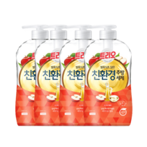 트리오 담은 발효식초 애플 주방세제 680ml 4개