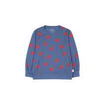 [타이니코튼] [TINYCOTTONS] 키즈 애플 그래픽 패턴 스웨트 스웨트셔츠 맨투맨 차