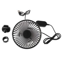 무시동 에어컨 범용 자동차 후크 자동차 뒷좌석 머리 받침 123 속도 512v usb 팬 스위치 공기 냉각 팬 자동차 트럭 suv 보트, 4nb101686