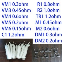 Drag X/S Vinci X/S/Air pnp 코일 용 교체 CoiS vm1/vm4/vm5/VM6 DIY 도구 재건 키트 r1 R2 탱크 CNC 가공 부품 5 피스, [04] 5pcs VM3
