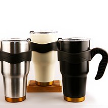 각인 엘리 대용량 진공 핸들텀블러 900ml 손잡이텀블러, 블랙(레이저마킹 앞면만+7000원)