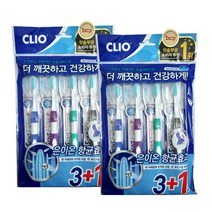 크리오 센스프로그레스R 항균이중미세모 칫솔 4입 x 2팩(총8개입), 세트