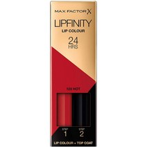 없음 맥스팩터 립피니티 롱래스팅 투스텝 립스틱-120 핫 4.2g, 1개, 기본