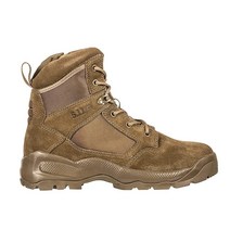 5.11 Tactical 남성용 A.T.A.C. 2.0 15.2cm(6인치) 사이드 지퍼 사막 오소라이트 아킬레스 커프 스타일 12395 다크 코요테