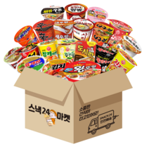 스낵24 인기라면 20입 소컵라면세트, 라면 20p