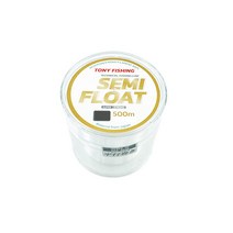 피싱앤피싱 세미플로팅 500M 수입원사 모노필라멘트 원줄 민물 릴 대물 바다, 투명, 1호