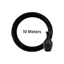 LeoPlas-1.75mm 10 및 20 미터 유연한 소프트 TPU 필라멘트 샘플 3D 프린터 소모품 인쇄 용품 고무 소재, 03 Black 10m 30g