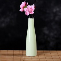 프리츠한센 이케바나 도자기 화병 항아리 세라믹 꽃병 홈 테이블 장식 화분 배열 정원 책상 장식품 미니 3 색, [05] Long-Green