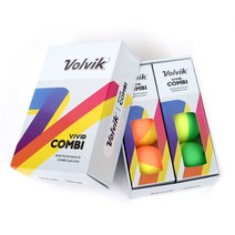 볼빅 22년 신제품 비비드콤비 3피스 6구 12구 반반 투톤 골프공 무광 투컬러 무광반반공 골프볼 투칼라 반반공 친구 모임 단체 대회 골프 선물