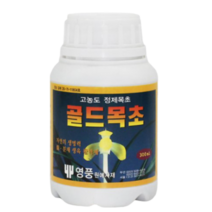 [우야플랜트샵] 골드목초 300ml 소나무 참나무 추출액 목초액 생육활력제 뿌리발근제 미량요소비료 병충해 저항, 300ml x 1개