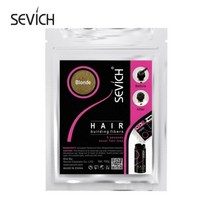 Sevich 미용실 굵게 만드는 헤어 섬유 파우더 100g 빌딩 가발 리필 블랙 색상, CHINA, Blonde-100g