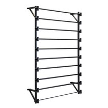 원단 벽지 벽면 걸이 행거 시트 샘플원단 정리 작업대, 공식 규격, 가로대 70x120x20 검정색 10층
