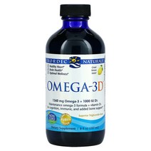 Nordic Naturals 오메가3D 액상 레몬맛 237ml, 1개