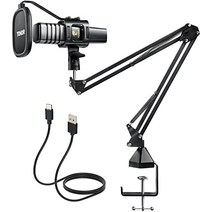 유튜브 방송 마이크 미국 TONOR USB 키트 게임 스트리밍 노래 보이스 오버-630653