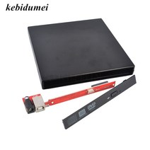 디비디플레이어 CD리더기 씨디롬 Kebidumei usb 2.0 dvd cd dvd-rom dvd rw to sata 하드 드라이브 캐디 어댑터 노트북 컴퓨터 pc 용, 없음