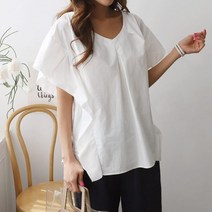 수키 프릴면블라우스 1033702