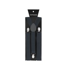 남성 여성 (공용 멜빵 A타입-다크그레이) 버클 클래식 캐쥬얼 정장 서스펜더 벨트