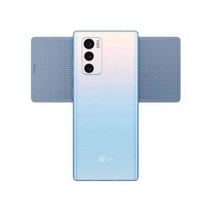 오리지널 잠금 해제 LG WG F100N F100VM 회전 듀얼 스크린 스마트폰 스냅드래곤 765G 4000mAh 6.8 인치 게임용 폰, WING(F100N)128GB_Fantasy white