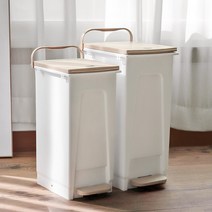 휴지통 가정 화장실 사무실 인테리어 페달 15L 20L 쓰, 노블페달휴지통 20L (그레이)
