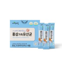 홍삼가득 유산균 프로바이오틱스, 80g 40포