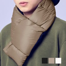 똑띠마켓 겨울 경량 다운 머플러 스카프 포케터블 목도리 패딩