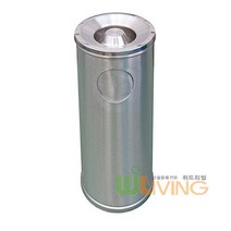 재떨이A형 스텐휴지통(230x51022리터) 재털이뚜껑, 단품