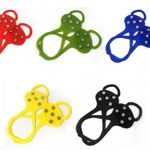 아이젠 5핀 미끄럼방지 겨울철보행도우미 빙판길, 5핀아이젠(색상랜덤)