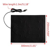 자동차열선시트 USB 접이식 온열 시트 난방 겨울 따뜻한 패드 쿠션 방수 애완 동물 온도 조절, 한개옵션0
