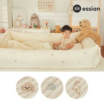 에시앙 아기침대가드 모데즈 누빔 범퍼쿠션 (솜포함) (디자인선택), 우주, S
