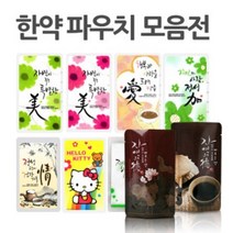 한약 파우치 스탠딩파우치 한약봉지 비닐접착기, 06.자연의덕_연꽃, 100매입