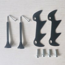 자전거 스티커 랩핑 4pcs 전기 톱 초크로드 벌목 개 범퍼 키트 4500 5200 5800 45cc 52cc 58cc 스로틀 레버 체인 톱 예비 부품에 적합