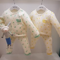 아가방 초특가 가을 베이비페어! 야들보들보들 땀많은 베이비들 두꺼운 실내복은 빠이빠이 면 100% 무형광 비칠정도는 아닌데 얇은 단면 실내 상하세트! 내복도 상큼하게 상하복