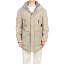 [브루넬로쿠치넬리] 22FW 베이지 후드 구스 다운 자켓 MQ4201824 CTQ62