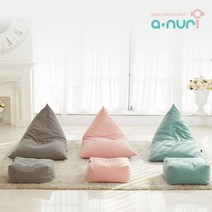 아누리 허그 성인 빈백, 워싱핑크, 빈백+팔쿠션